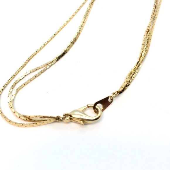 3/$30 VINTAGE 80S MULTI STRAND PEARL GOLD TONE BALL CHAIN NECKLACE LAYERED - Picture 8 of 13